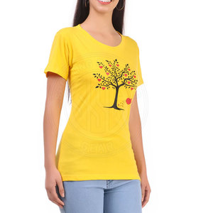 Soft Fit Women T Shirts Comfortable Women T Shirts Cotton Casual Wear Daily Fashion Stylish - Product Image 5