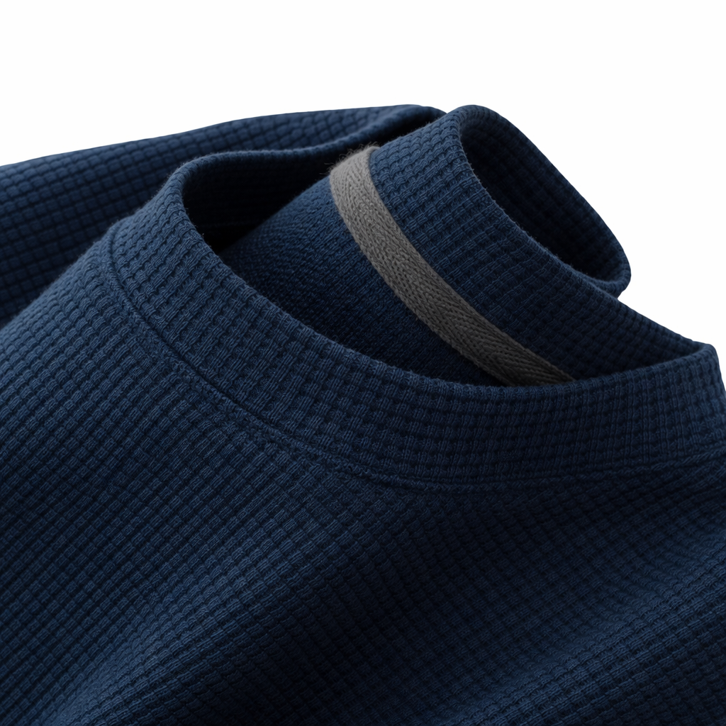 Waffle Dark Blue