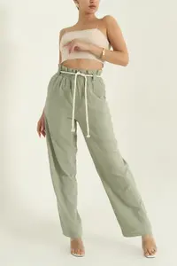 Pantalones Deportivos Personalizados con Logotipo 2026, Pantalones Holgados de Algodón Terry Unisex para Mujer, Pantalones Deportivos para Correr - Product Image 6