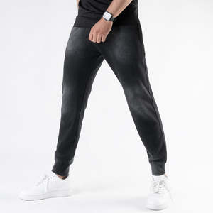 Custom Acid Wash Men's Jogger Sweatpants Breathable Quick Dry Polyester Regular Fit Gym Training Streetwear Athletic Trousers - Product Image 6