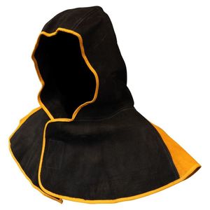 Casco de Soldadura JNA GROUP Negro de Media Cara con Ajuste Manual de la Tonalidad, Aislamiento Térmico y Ribete Amarillo para Mantenimiento - Product Image 1