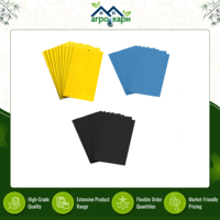 Trampas Adhesivas Rectangulares de Doble Cara, Altamente Flexibles y Resistentes a la Intemperie, para Control de Insectos y Mosquitos en Invernaderos y Granjas