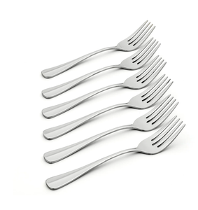 Tenedores de Acero Inoxidable para Frutas y Ensaladas, 6 Piezas, Fabricación Artesanal, para Restaurantes y Uso en la Cena - Product Image 1