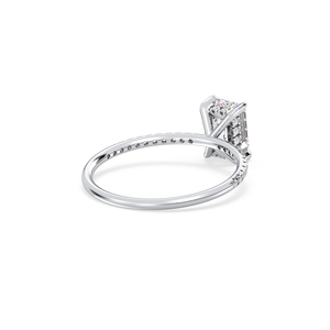 Anillo de Diamante Cultivado en Laboratorio REYES, Corte Esmeralda, 1.17 Quilates, Oro Blanco Sólido de 14K, Certificado IGI, Diamantes Naturales, Joyería de Lujo, Gran Venta - Product Image 6