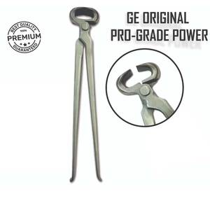 Cortador de pezuñas de 12 pulgadas, original GE, de acero al vanadio, herramienta de herrador forjada a mano con acabado mate, herramienta para recortar pezuñas de caballo, fabricado en EE. UU. - Product Image 6
