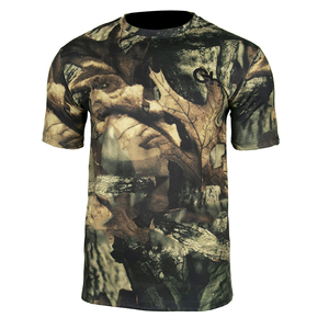 T-shirt de chasse à impression numérique Camopic Fire 3D fabriqué en Turquie, vente en gros - Product Image 5