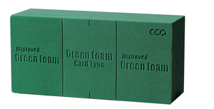 Mousse florale verte hydratante rapide pour fleurs fraîches et plantes artificielles - Décoration de mariage, de remise de diplôme, de Noël, cadeau - Product Image 4