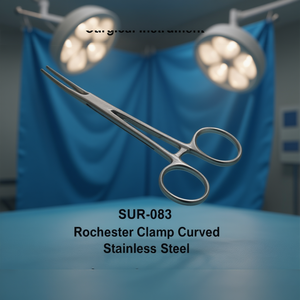 Rochester Class I ชุดเครื่องมือผ่าตัดแบบแมนนวลพร้อมตัวหนีบสแตนเลสแบบโค้งสำหรับเครื่องมือผ่าตัด - Product Image 2