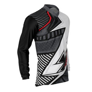 Maillots de motocross personnalisés à manches longues pour l'été, pour la descente en montagne, anti-UV, % polyester 120g, unisexe - Product Image 3