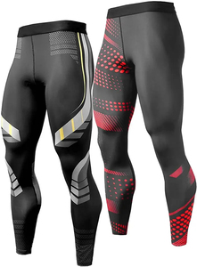 Leggings de MMA de primera calidad hechos con tela elástica que ofrece movimiento flexible, ajuste cómodo, costuras duraderas y excelente calidad. - Product Image 3