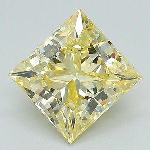 Diamants de laboratoire certifiés IGI, taille princesse, couleur vive et fantaisie, pour la création de bijoux, pour bague de fiançailles ou boucles d'oreilles. - Product Image 1