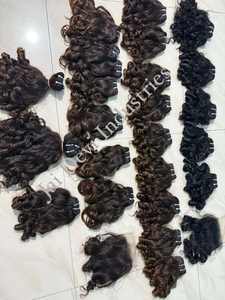 Extensiones de Cabello Humano Virgen Sin Procesar de Donante Único, Rizado Birmano Crudo, Tejido 3C 4A con Puntas en Espiral, Cutícula Alineada - Product Image 4