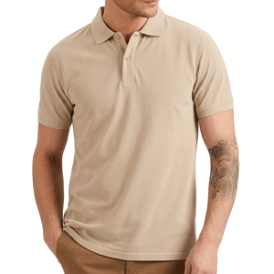 Camiseta Interior Fina de Verano MAA, Corte Ajustado, Cuello Redondo, Manga Corta, Rayas Largas, Seda/Algodón, Formal, Secado Rápido, con Bolsillo - Product Image 2