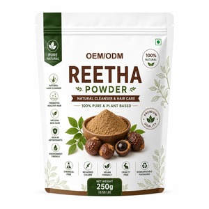 Poudre de Reetha 100% naturelle de qualité cosmétique, cultivée naturellement, pure, à base de plantes, qualité supérieure, 250g, approvisionnement en vrac en provenance d'Inde - Product Image 1