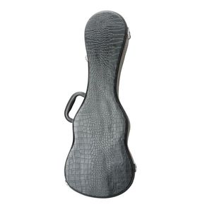 23\" Concert Python Pattern Black Leather Ukulele Case Replace 9103892 for Musical Instrument Protection - Product Image 2