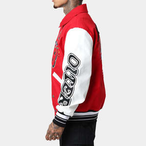 Chaquetas Varsity de Lana de Alta Calidad para Hombre, Logotipo Personalizado, Moda Deportiva, Nueva Colección, Estilo Urbano, Bordado - Product Image 5