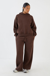 <b>Women</b> Oversized Hoodie Wide Leg Sweatpants Set Casual <b>Fleece</b> Tracksuit Two Piece Loungewear <b>Jogger</b> Outfit Streetwear Daily Wear - Product Image 6