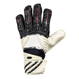 Gants de gardien de but professionnels en cuir SAAD BROTHERS, respirants, à lacets, avec doigts enroulés, réglables, de protection pour le football - Product Image 2