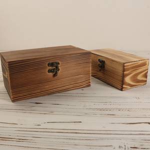 Caja de Joyería de Madera Natural Hecha a Mano con Diseño Clásico, Estuche de Madera Sólida Reutilizable, Contenedor de Almacenamiento Sostenible - Product Image 2