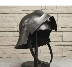 Casco de Caballero Gótico Hecho a Mano en Acero con Bevor, Armadura Medieval, Regalo para Cosplay y Halloween - Product Image 6
