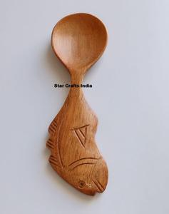 Ensemble de cuillères de cuisine portables en bois naturel faites à la main, ustensiles de cuisson jetables pour la maison, la cuisine, le restaurant, l'hôtel - Fournisseur en gros - Product Image 3