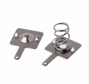 อุปกรณ์เสริมสำหรับอุปกรณ์ไฟฟ้าที่ทำจากสแตนเลสที่ทนทาน ขั้วต่อสปริงแบบใบไม้ ขั้วต่อชุบนิกเกิลคุณภาพสูง - Product Image 6