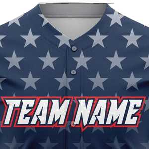 Camiseta de Béisbol al por Mayor, Personalizada por Sublimación, con Botones Completos, Estilo Hip Hop, Ropa Deportiva Juvenil 2026 - Product Image 4