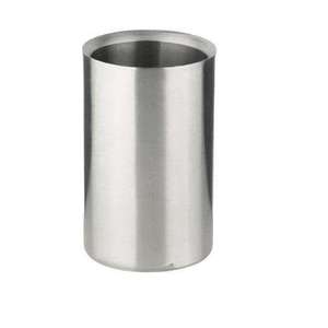 Stainless Steel Round Ice Bucket Minimalist Design Rust Resistant Beverage Cooler ice Bucket - Product Image 1
