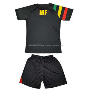 Maillots de football professionnels 100% polyester séchage rapide équipe porter uniforme ensemble de sport confortable pour adultes Style France - Product Image 2