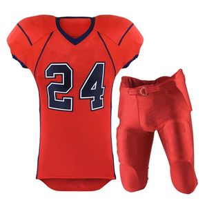 Uniformes de football américain de qualité supérieure, devant à carreaux, noms d'équipes personnalisés, 100% polyester, équipes professionnelles, marque privée - Product Image 1