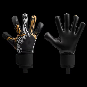 Professional Breathable AlphaGrip Latex Goalkeeper Gloves with Hook and Loop <b>Strap</b> - Product Image 1