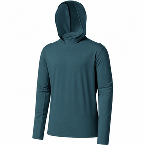 Camisetas con Capucha Personalizadas con Protección Solar UV UPF 50+ Unisex, Manga Larga, para Pesca, con Máscara, para Adultos, de Poliéster y Algodón - Product Image 5