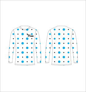Chemise à manches longues personnalisée à motifs pour hommes, vêtements de sport athlétiques à sublimation intégrale, tissu respirant, vente en gros en usine - Product Image 1