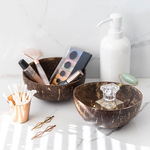 Cuenco de cáscara de coco Vintage ecológico hecho a mano, cuchara de 13-16cm, sopa sostenible, fideos, ensalada, batido, arroz, Decoración de cocina MPL - Product Image 6