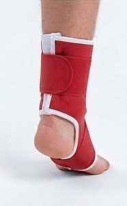 Soporte de Tobillo KLTW INT'L Rojo y Blanco, Neopreno Transpirable, Ajustable, Unisex, Protección Básica para Entrenamiento - Product Image 3