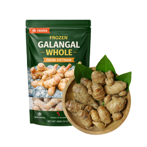 รากข่าแช่แข็งแบบธรรมชาติ หั่นชิ้น/ทั้งหัว ปอกเปลือก (แบบดิบ) 1 กก. ยี่ห้อเวียดนาม จากเวียดนาม ขายส่ง จัดส่งรวดเร็ว ข่าแช่แข็งแบบ IQF - Product Image 1