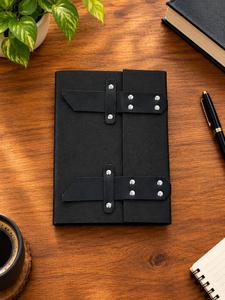 Journal en cuir artisanal avec double fermeture à boucle, 200 pages, carnet de notes rustique, 7x5 pouces, cadeau vintage - Product Image 5