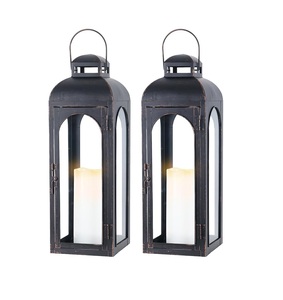 Private Branding Wedding Decoration Metal <b>Lantern</b> With <b>Candle</b> <b>Holder</b> For Table Centerpiece And Garden Decor - Product Image 6