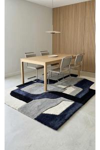 Alfombra de Lana Hecha a Mano con Pelo Estructurado, Diseño Moderno Antideslizante para Mayor Durabilidad y Retención de Forma, para Sala de Estar, Dormitorio y Hogar - Product Image 4