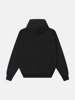 Blouson à capuche zippé 360 GSM pour homme, coupe oversize et carrée, avec logo personnalisé, 100% coton peigné, épaules tombantes, effet délavé à l'acide