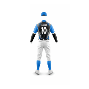 Uniforme de Béisbol para Hombre, Jersey de Manga Corta, Diseño Rojo, Negro y Blanco, Poliéster que Absorbe la Humedad, Cuello en V, Impresión por Transferencia de Calor - Product Image 2