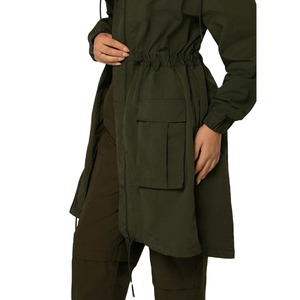 Nouvelle conception, fabrication directe en usine, parka longue imperméable pour femme, à capuche, respirante, vêtements d'extérieur décontractés - Product Image 4