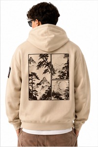 เสื้อฮู้ดดี้ผู้ชายลายพิมพ์ซิลค์สกรีนสุดคลาสสิก คุณภาพพรีเมียม ผ้าฝ้าย 100% ทรงปกติ เหมาะสำหรับเล่นกีฬา ท่องเที่ยว และใช้ในชีวิตประจำวัน - Product Image 2