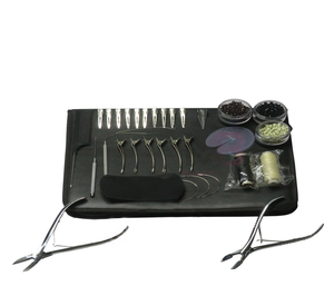 Herramientas Profesionales Duraderas para Extensiones de Cabello al por Mayor, Acero Inoxidable de Alta Calidad, Servicio OEM, Alicates con Logotipo Personalizado, Kit de Belleza MAGMA - Product Image 3