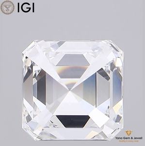 Diamante de laboratorio CVD de 3.00 quilates de primera calidad con certificado IGI, color E, claridad VVS2, corte Asscher, para centro de anillo personalizado. - Product Image 4