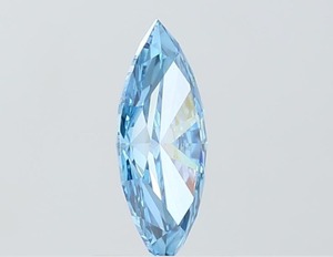 เพชรเม็ดเดี่ยวสีน้ำเงินสดใส น้ำหนัก 0.61 กะรัต เจียระไนทรงมาร์คีส์ คุณภาพ VS1 เพาะเลี้ยงในห้องปฏิบัติการ ได้รับการรับรองจาก IGI  ขัดเงาอย่างดีเยี่ยม สมมาตรสวยงาม เพชรหลวมสีน้ำเงิน - Product Image 3