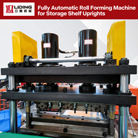 Machine de formage de panneaux d'étagères de haute précision, polyvalente pour la fabrication de revêtements de rayonnages en acier galvanisé et laminé à froid