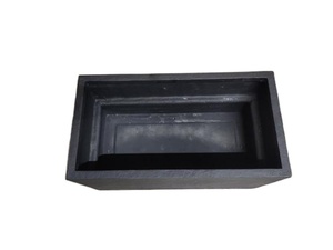 Modern FRP Square Rectangular Grey Planter for Indoor Outdoor Garden Durable Fiberglass Pot High Quality Best Price - Product Image 3