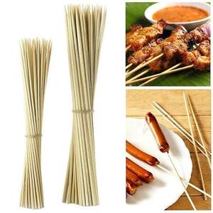 Brochettes en bambou réutilisables, durables, non toxiques, pour barbecue, manche long, non revêtues, écologiques, minimalistes, pour fêtes - Product Image 6