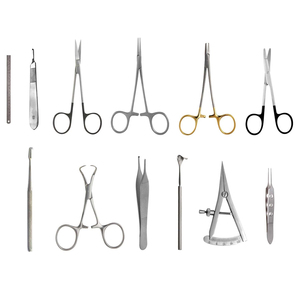 Juego de Instrumentos Quirúrgicos para Blefaroplastia General SURGINEXA de Alta Calidad, 12 Piezas - Instrumentos Quirúrgicos Ortopédicos con 3 Años de Garantía - Product Image 1